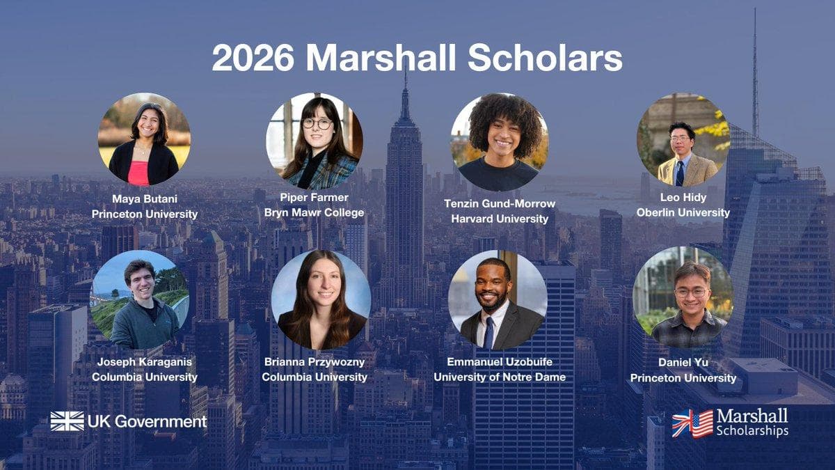 Marshall Scholarship 2027 Deadline September 29 for Funded Postgraduate Study in UK