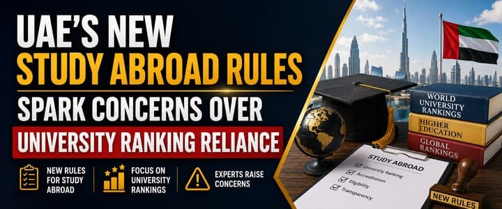 UAE’s New Study Abroad Rules Spark Concerns Over University Ranking Reliance
