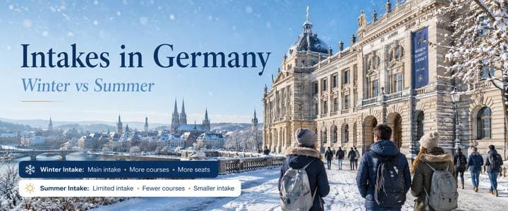 Intakes in Germany: Winter vs Summer Intake for International Students