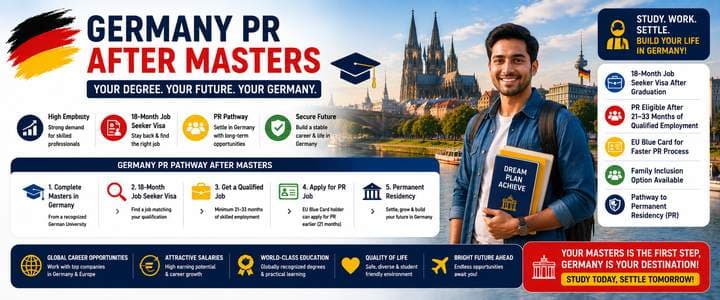 Germany PR After Masters: Settlement Permit Requirements and Complete Pathway