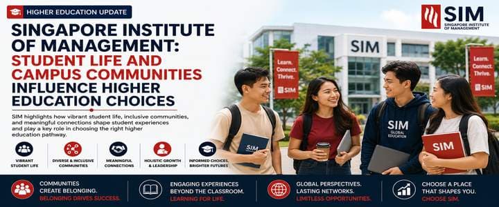Singapore Institute of Management: Student Life and Campus Communities Influence Higher Education Choices
