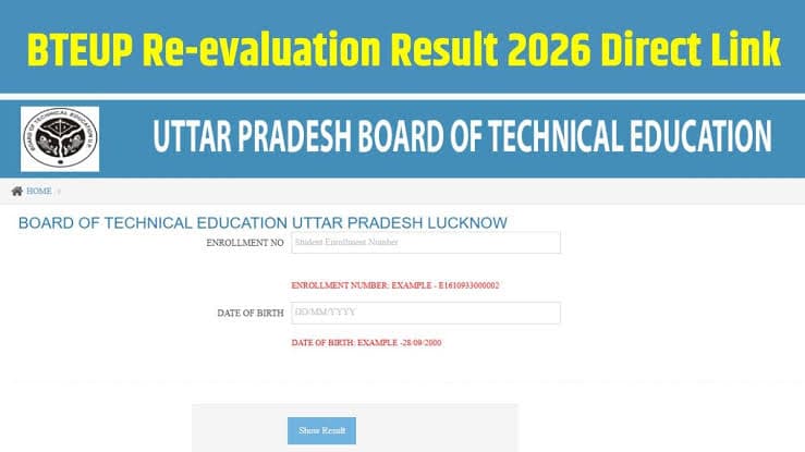BTEUP Revaluation Result 2026 Released for June Exams