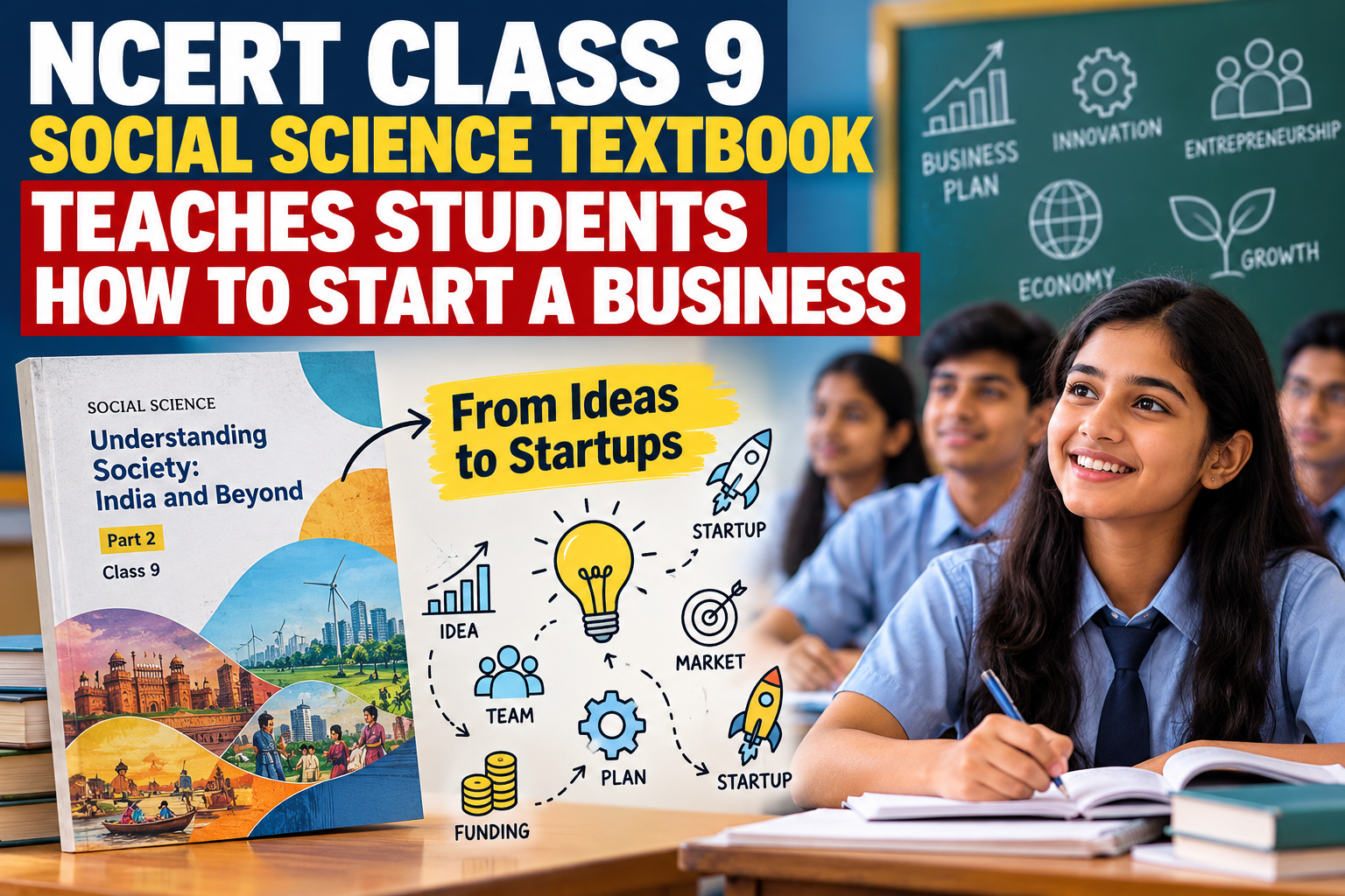 NCERT Adds Entrepreneurship to Class 9: From Idea to Startup Explained