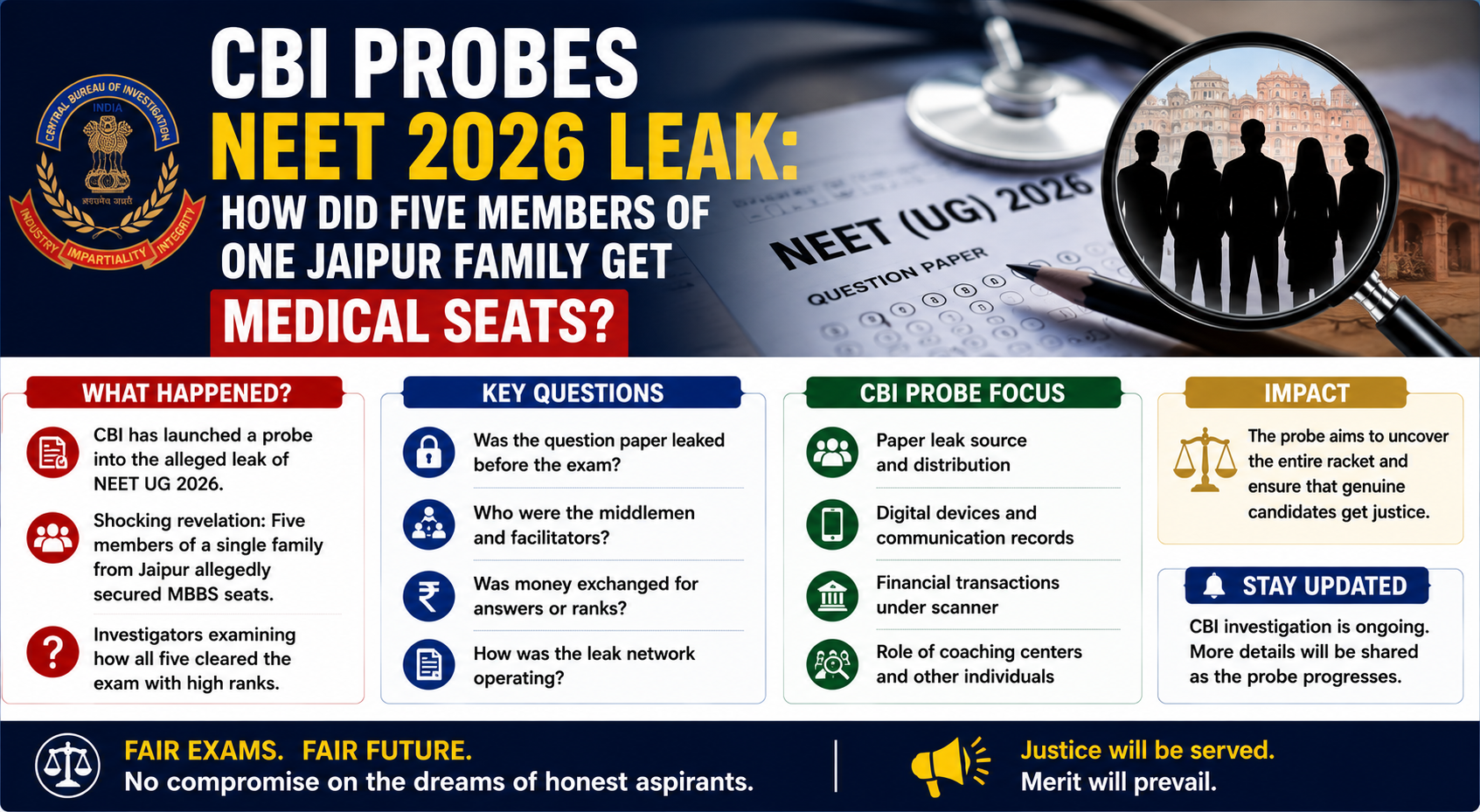 NEET UG 2026 Re-Exam: Paper Leak Claims ‘False, Fraudulent, Intended To Mislead’, Says NTA