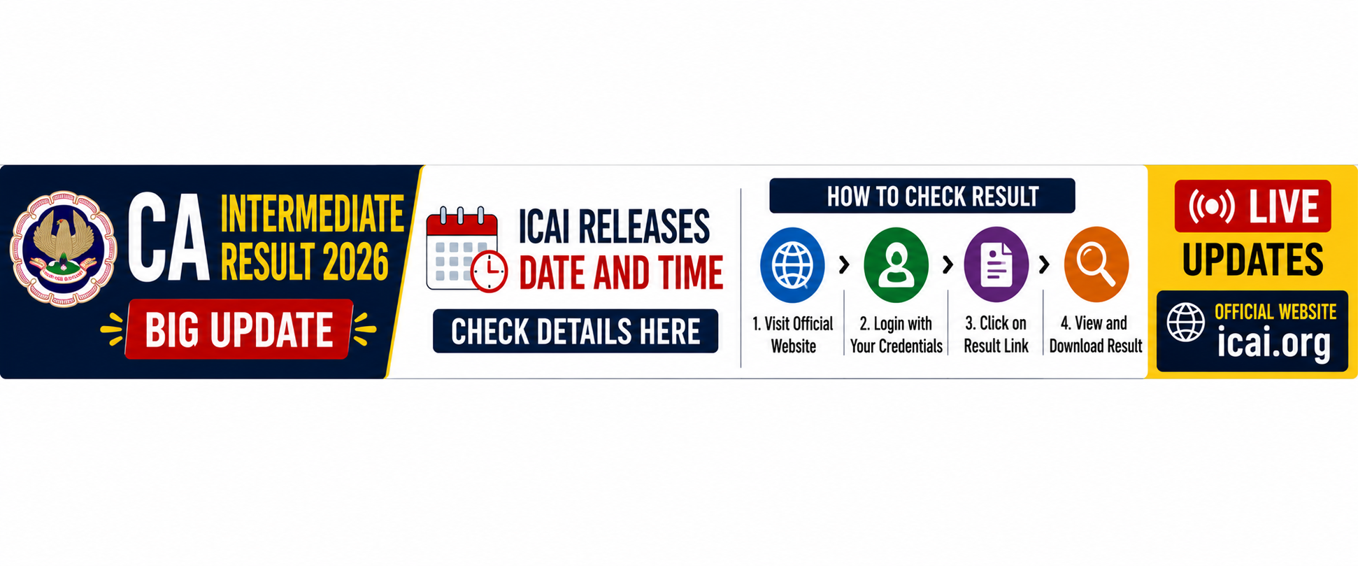 CA Intermediate Result 2026: ICAI Releases Date And Time, Here's How To Check