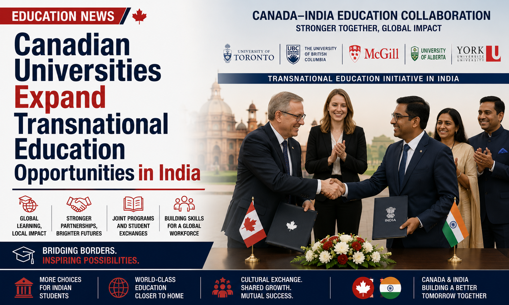 Canadian Universities Expand Transnational Education Opportunities in India