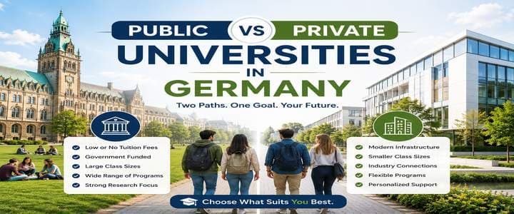 Public vs Private Universities in Germany
