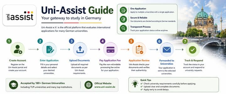 Uni-Assist Guide for Germany: Application Process, Fees, VPD, Documents and Deadlines