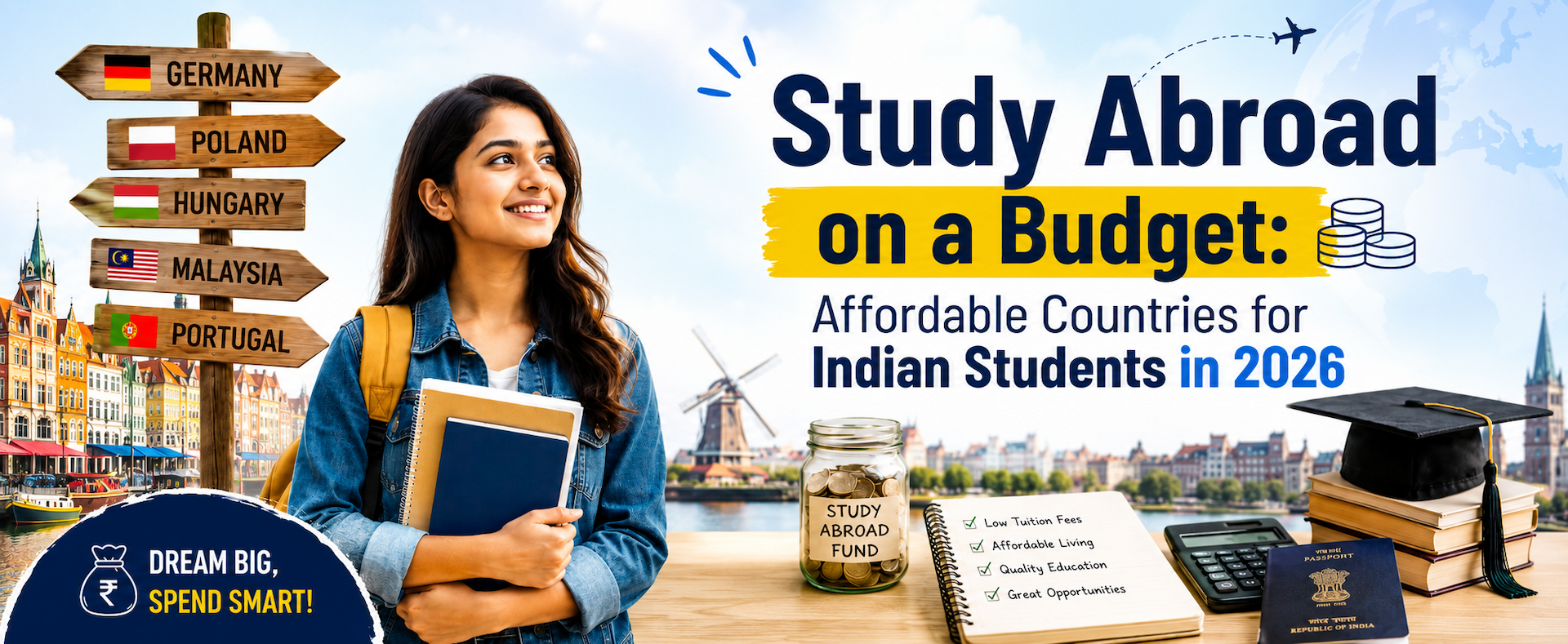 Study Abroad on a Budget: Affordable Countries for Indian Students in 2026
